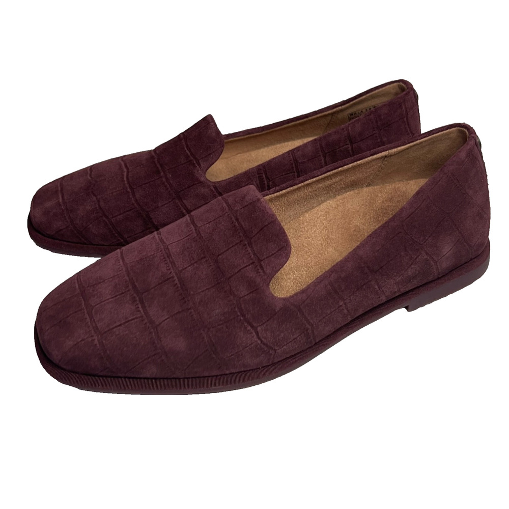 Vionic Willa 2.0 Slip On Flat Loafers Women's size 7.5 Suede